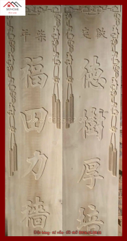 Tác phẩm hoành phi câu đối phục chế